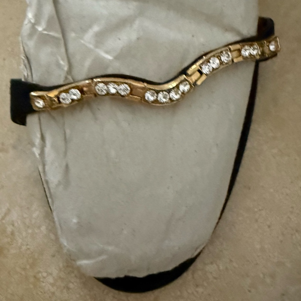 Giuseppe Zanotti Black and Gold Sandals - Picture 9 of 10